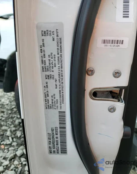 2024 Ram 2500 Big Horn from USA, damaged, VIN 3C6UR5DJ5RG341921